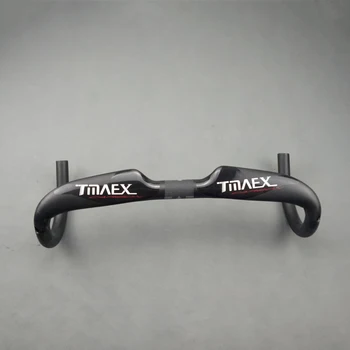 TMAEX jaunu full oglekļa šķiedras velosipēdu stūres / ceļu, velosipēdu rokturi / kātu / rokturi spēlē UD Matt Bezmaksas Pasaules Piegāde
