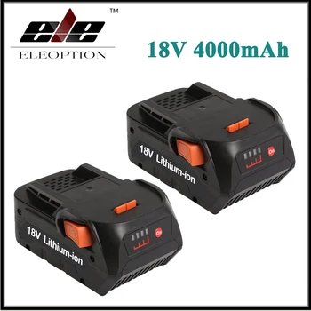 2x Eleoption 4000mAh 18V Li-ion akumulators, lai RIDGID CS0921 R84008 R840083 AC840084 AEG BS 18C