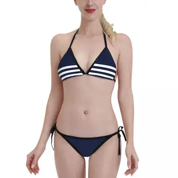 Vasaras Sexy Bodysuit Jūras Kara Flotes Sievietes Bikini Peldkostīmu Pavada Peldkostīms Brazīlijas Peldkostīmi Biquini