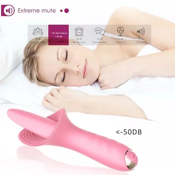 Spēcīgs Sieviešu Vibrators Mēles Vibrējošais G-Spot Uzlādējams 10 Ātrumu Massager Kluss Klitora Stimulators Seksa Rotaļlietas Sievietēm, JAUNAS