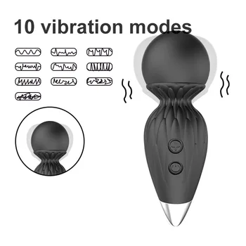 Mini Spēcīgs Vibrators Seksa Rotaļlietas, lai Sieviete AV Burvju Nūjiņu, Vibratori Klitora Stimulators Masturbator Dildo Erotiskās Rotaļlietas, Pieaugušajiem 18