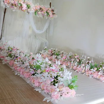 Pielāgot kāzu ziedu butaforijas rindā simulācijas ceļu svina ziedu posmā apdares laukumā paviljons kārta ceremonija T tabulā ziedu
