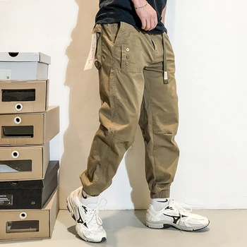 2022. Gada Pavasara Rudens Streetwear Ikdienas Kravu Bikses Vīriešu Apģērbu Harajuku Augstas Kvalitātes Taktiskās Bikses Korejas Joggers