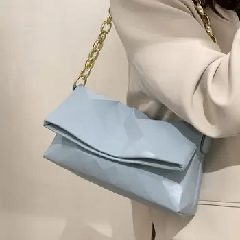 Moderns sajūtu soma jaunu 2021. gada neto red modes ķēdes viens-plecu padušu sieviešu soma rietumu stila messenger bag