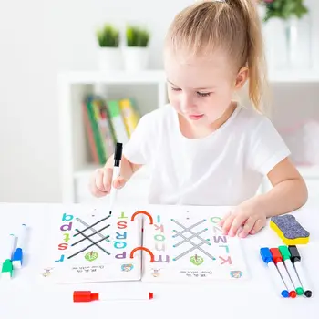 Pildspalvu Kontroles Krāsošana Grāmatu Montessori Rotaļlietas, Mācību Rotaļlietas Bērniem Zīmēšanas Tablete Bērnu Apmācība, Izglītības Rotaļlietas, Spēles, Grāmatas