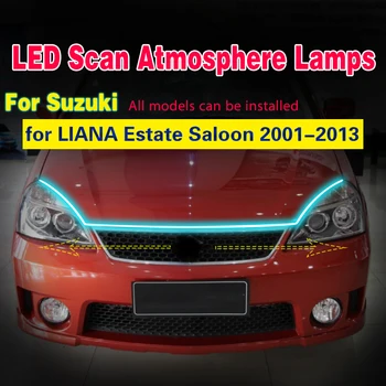 12V DRL par Suzuki LIANA 2001-2013 LED Miglas lukturis miglas Lukturis Dienas Gaitas Gaismas, Skenēšana, Sākot Dekoratīvās Apkārtējā Lampa 1GB