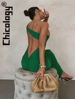 Chicology Modes Sexy Piedurknēm Slim Backless Gara Kleita Festivāls Puse Kluba Vakarā Dzimšanas Dienas Brīvdienas Sieviešu Apģērbu Vairumtirdzniecība