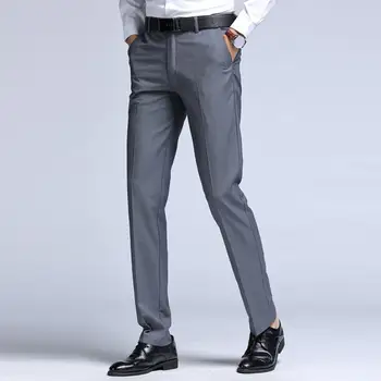Oficiāli Ilgojas tīrtoņa Krāsas vienkrāsainu Tērpu Partneris Slim Bikses Biznesa