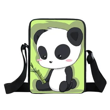 Ir 2021. Modes Gudrs Karikatūra Jauki Dzīvnieku Panda Drukāšanas Mazā Pleca Crossbady Somas Nelielu 22 design Bērnu Bērni Plecu Somas
