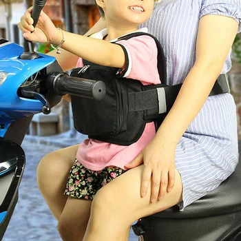 Motocikls Bērniem Drošības Regulējams Drošības Jostu Elektriskā Transportlīdzekļa Drošības Siksnu Bērniem Fiksēta Drošības Josta Soma