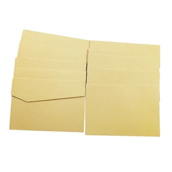 100 Gab./daudz Retro vienkāršs papīrs, pastkartes, aploksnes kraft papīra aploksnes kāzu puse ielūgumi