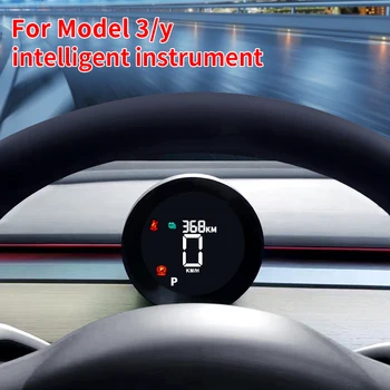 Tas Ir Piemērots Tesla Model3/Y Inteliģento Mērinstrumentu Paneļa, Lai Tiktu Pārveidotas Ar Apaļu Displejs