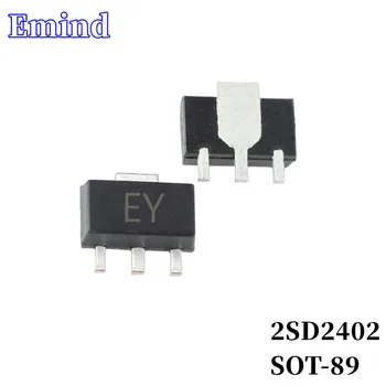 100gab 2SD2402 SMD Tranzistors Nospiedumu SOT-89 Sietspiedes EY Tips NPN 30V/5A Bipolāriem Tranzistors Pastiprinātājs