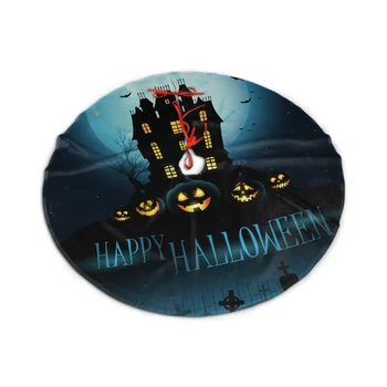 Laimīgs Halovīni Koku Svārki Haunted House Koku Mat par Halloween Rotājumi, Mājas Iekštelpu Āra Brīvdienu Grupa Krājumi