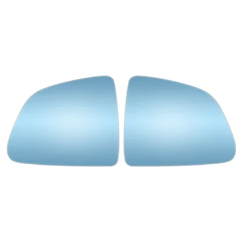 1 Pāri, Zilā krāsā Sānu Atpakaļskata Spogulis, Objektīvs Platleņķa Skatu Anti Glare Apsildāmi Spoguļi Stikls Tesla Model Y 2019-2022