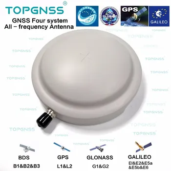 Jaunu TOPGNSS bezpilota transportlīdzeklis augstas precizitātes pilna diapazona GNSS antena GPS GLONASS vai GALILEO Beidou ūdensizturīgs augstas pieaugums RTK antenas
