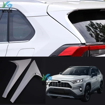 Toyota Rav4 Rav 4 2019-2020 ABS Chrome Aizmugures Logu Trīsstūris Aptver Komplektu, Apdares Lentes Ārējie Piederumi Car Styling