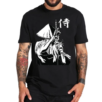 Modes T krekls vīriešiem Japāņu Samuraju t homme pazudušais dēls print t-krekls vīriešiem estētisko drēbes streetwear