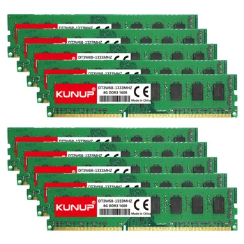 DDR3 10pcs Darbvirsmas Atmiņas RAM PC3 DIMM 2GB 4GB 8GB 1333MHz 1600 10600 12800U RAM 240pin 1,5 V UDIMM 8 Gb Spēļu Memoria DDR3