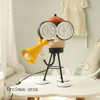 Astoņkāji direktors Ziemeļvalstu bērnu istabas lampas galda lampas meitene boy cartoon radošo mūsdienu vienkāršas lampas