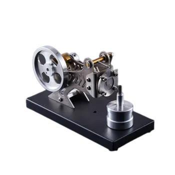 Stirling Vakuuma Motora Modeļa Mājas Dekors Dzimšanas dienas DIY Dāvanu Mikro Ģenerators Tvaika Metāla Auto Stūres Cilindrs Zinātnes Mehānisko
