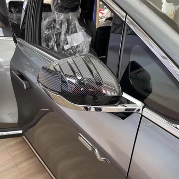 Par Mitsubishi Airtrek 2022 2023 ABS Oglekļa Šķiedras ABS Chrome Auto Sānu Durvis Atpakaļskata Spogulī, Vāku Apdares Līstes Auto Stils