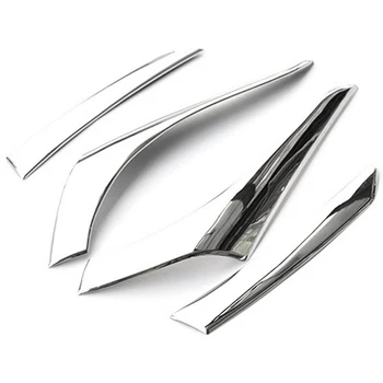 par Mitsubishi Outlander 2016-2019 ABS Chrome Taillight Streamer Apdares Aizmugurējo lukturu Gaismas Bezel Vāks 4gab/Komplekts