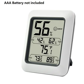 Digitālā Istabas Termometru, Higrometru, Iekštelpu Āra Temperatūras Sensors Mitruma Monitors Laika Stacija Mājās