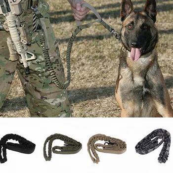 Suns Pavadā 1000D Neilona Taktiskā Militārā Policija Suņu Siksna Elastīgs Pet Collars Multicolor