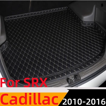 Sinjayer Auto Bagāžnieka Paklājiņš jebkuros Laika AUTO Astes Boot Bagāžas Pad Paklāju Augsti Kravas Starplikas piemērots Cadillac SRX 2010 2011. - 2016. gada