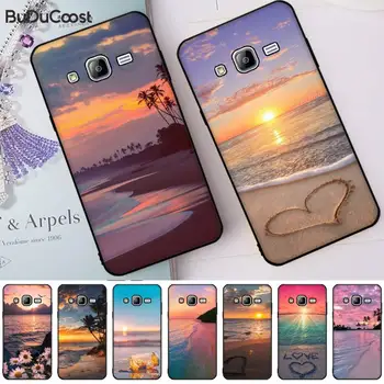Chenel Sunset beach holiday Mīksto Vāciņu Samsung Galaxy J7 J6 J8 J4 J4Plus J7 DUO J7NEO J2 J7 Ministru