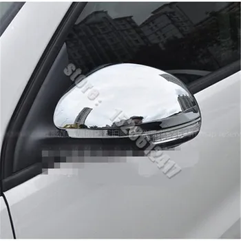 ABS Chrome Atpakaļskata spoguļa vāciņš Melns/Atpakaļskata spoguļa Apdare Auto Stils Aksesuāri Volkswagen Sharan 2012 2013 -2019