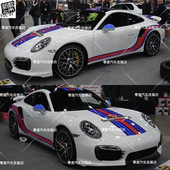 Auto uzlīmes Porsche 911 ķermeņa ārējais personības apdare, sporta modes bildītes
