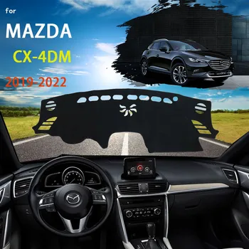 Automašīnas Paneļa Vāciņu Dash Mat priekš Mazda CX-4 DM 2019-2022 Pad Saulessargs Spilvenu Nonslip Anti-UV Saules Paklājs Aksesuāri 2020 2021