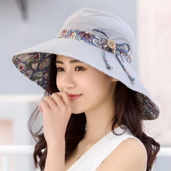 Ir 2021. Jaunu Zīmolu Sieviešu, Saules cepure Vasaras Cepure Locīšanas Sauļošanās Anti-uv lielās Vasaras Riteņbraukšanas Pludmales Cepure Modes Zvejnieka cepure