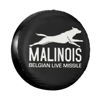 Beļģijas Aitu suns Rezerves Riepa Vāks Mitsubishi Pajero Pasūtījuma Malinois Suns Putekļu Necaurlaidīgs Automašīnu Riteņu Pārsegi 14