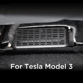 Anti-aizsērējuma Auto Gaisa atveres Vāciņš Zem Sēdekļa, Lai Tesla Model 3 Model3 Auto Piederumi ABS 2GAB/komplekts