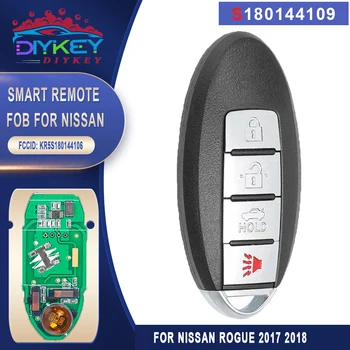 DIYKEY S180144109 par Nissan Rouge 2017 2018 Smart Keyless Tuvumā Taustiņu Tālvadības Pults 433.92 MHz FCCID: KR5S180144106