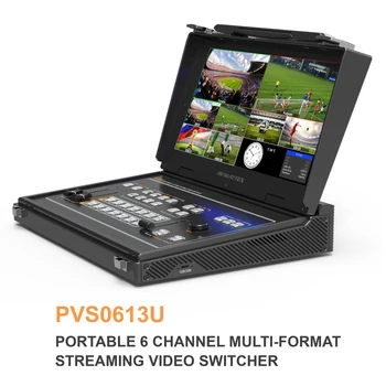 AVMATRIX JAUNU PVS0613U 13.3 Collu Straumēšanas Komutatoru FHD IPS Ekrānu Portatīvo 6 Channel 4×SDI un 2 x HDMI Ieejas Multi-Formāta ieraksts