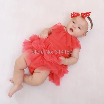 Baby Meitenes Apģērbu TuTu Kleita Zīdaiņu Kombinezonus Toddler Mežģīņu Piedurknēm Jumpsuits Bērniem Vasarā Princese Kleita Bezmaksas Piegāde