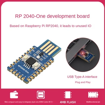 Waveshare RP2040 Attīstības padomi Aveņu Pi RP2040-Vienā Tipa Versiju, 4MB Flash Mikrokontrolleru Attīstības Padome
