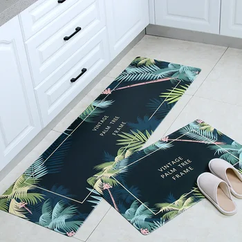 Virtuves grīdas paklāji alfombra ieejas paklāju radošo mājas grīdas paklāji, eļļas un ūdens pierādījums karikatūra durvis, pvc mat paklājs virtuves paklājs