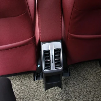 WELKINRY auto auto vāks priekš Honda CITY GM6 2014 2015 2016 2017 ABS chrome asti aizmugurējā sēdekļa gaisa kondicionēšanas izplūdes gaisa ventilācijas apdare