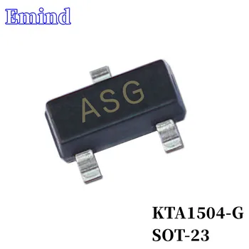 100/200Pcs KTA1504-G SMD Tranzistors Nospiedumu SOT-23 Sietspiedes ASG Tips PNP 50V/150mA Bipolāriem Tranzistors Pastiprinātājs